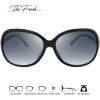 imageThe Fresh Womens Oversized Square Jackie O Cat Eye Hybrid Butterfly Fashion Sunglasses  Exquisite PackagingL20p01 Black