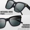 imageThe Fresh Womens Polarized Fashion Tip Pointed Cateye Sunglasses  Gift Box Package7416p01black