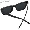 imageThe Fresh Womens Polarized Fashion Tip Pointed Cateye Sunglasses  Gift Box Package7416p01black