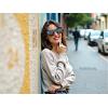 imageThe Fresh Womens Polarized Fashion Tip Pointed Cateye Sunglasses  Gift Box Package7416p03crystal Brown