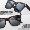 imageThe Fresh Womens Polarized Fashion Tip Pointed Cateye Sunglasses  Gift Box Package7416p04blue Demi