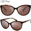 imageThe Fresh Womens Polarized Fashion Tip Pointed Cateye Sunglasses  Gift Box PackageL903btortoise