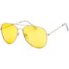 imageMen Women Driving Polarized HD Sight Night Vision Driving AntiGlare Glasses Yellow Lens Frame Ultra Light125bgold