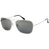 imageThe Fresh Classic Retro Metal Frame Polarized Sunglasses Rectangular Sun Glasses2silver
