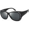 imageThe Fresh Fit Over Glasses Rhinestone Polarized Sunglasses for Women FR1F5610  Leather Eyeglasses CaseF5610p03 Black  Grey