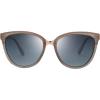 imageThe Fresh Polarized Cat Eye Designer Tip Pointed Sunglasses FR17266PLight Grey Beige  Grey Gradient