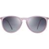 imageThe Fresh Polarized Classic Round Style Tip Pointed Sunglasses Vintage Trendy FR16124PCrystal Pink  Grey Gradient