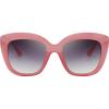 imageThe Fresh Retro Nude Cateye Sunglasses for Women Vintage Trendy Shades741202pinkGrey Gradient