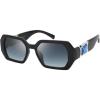 imageThe Fresh Trendy Women Hot Fashion Rhinestones Sunnies Sunglasses  Exquisite Packaging  FR17406R04black  Blue Grey Gradient