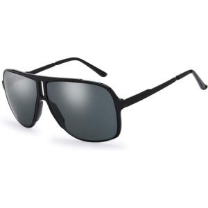 imageMens New Safaris Aviator Sunglasses  Gift Box Package1 Shiny Black