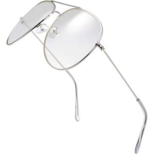 imageThe Fresh Classic Aviator Frame Light Color Lens XL Oversized Sunglasses Gift Box16silver