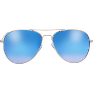 imageThe Fresh Classic Metal Frame Mirror Lens Aviator Sunglasses with Gift Box20bgold