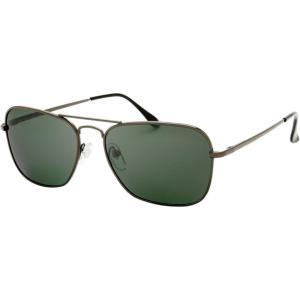 imageThe Fresh Classic Retro Metal Frame Polarized Sunglasses Rectangular Sun Glasses4gun Grey
