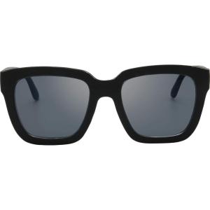 imageThe Fresh Flat Lens Retro Oversized Square Sunglasses for Women1shiny Black
