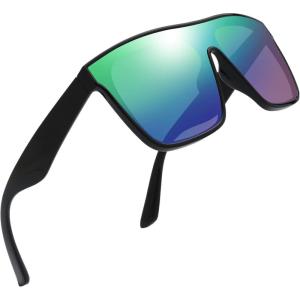 imageThe Fresh Large Oversized Fashion Square Flat Top Sunglasses  Exquisite Packaging6225rv04 Shiny Black