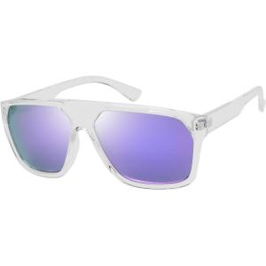 imageThe Fresh Large Oversized Fashion Square Flat Top Sunglasses  Exquisite Packaging6260jr04 Clear