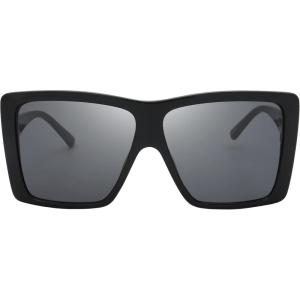 imageThe Fresh Large Oversized Fashion Square Flat Top Sunglasses  Exquisite Packaging732601 Black