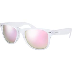 imageThe Fresh Matte Frosted Frame Reflective Colored Mirror Lens Spring Temple Horn Rimmed Sunglasses Gift Box2frost