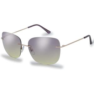 imageThe Fresh Minimalist Cat Eye Sunglasses Super Thin Metal Eyewear  Exquisite Packaging4209oc04gold  PurpleYellow