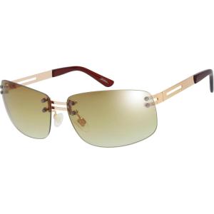 imageThe Fresh Minimalist Rimless Sunglasses for Men Women  Exquisite Packaging  FR1M401201gold  Brown Gradient