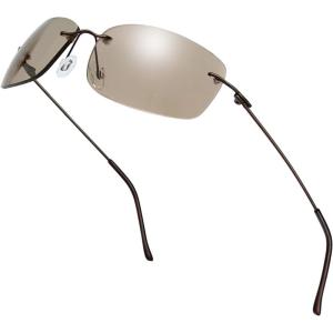 imageThe Fresh Minimalist Small Rectangular Sunglasses Clear Eyewear  Exquisite Packaging106brown  Brown