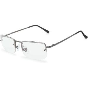 imageThe Fresh Minimalist Small Rectangular Sunglasses Clear Eyewear  Exquisite Packaging4002mc02gun Grey  Clear