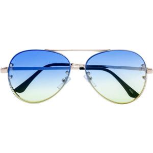 imageThe Fresh Oversize Rimless Ocean Color Lens Aviator Sunglasses Gift Box4gold