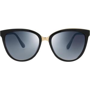 imageThe Fresh Polarized Cat Eye Designer Tip Pointed Sunglasses FR17266PBlack  Grey Gradient