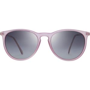 imageThe Fresh Polarized Classic Round Style Tip Pointed Sunglasses Vintage Trendy FR16124PCrystal Pink  Grey Gradient