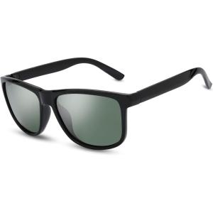 imageThe Fresh Polarized Sunglasses for Men Women UV Protection Classic Sun Glasses6214pol01 Black