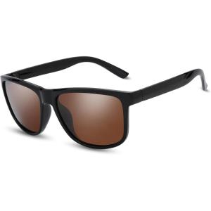 imageThe Fresh Polarized Sunglasses for Men Women UV Protection Classic Sun Glasses6214pol02 Black
