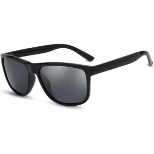 imageThe Fresh Polarized Sunglasses for Men Women UV Protection Classic Sun Glasses6214pol03 Black