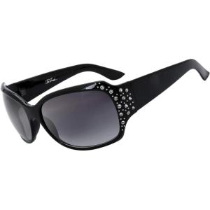 imageThe Fresh Trendy Classic Women Hot Fashion Rhinestones Sunglasses with Gift Box2black