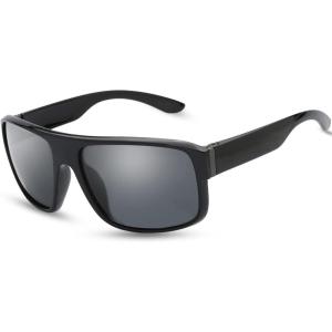 imageThe Fresh Vintage Sunglasses for Men Women Retro Square Sun Glasses6215pol02 Shiny Black