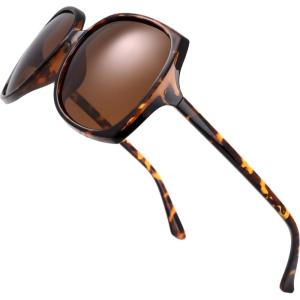 imageThe Fresh Womens Oversized Square Jackie O Cat Eye Hybrid Butterfly Fashion Sunglasses  Exquisite Packaging723302leopard Print
