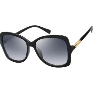 imageThe Fresh Womens Oversized Square Jackie O Cat Eye Hybrid Butterfly Fashion Sunglasses  Exquisite Packaging731605 Black