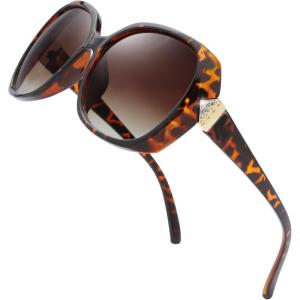 imageThe Fresh Womens Oversized Square Jackie O Cat Eye Hybrid Butterfly Fashion Sunglasses  Exquisite Packaging732702 Leopard Print