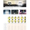 imageHD Night Vision Driving Wrap Around Polarized Sunglasses AntiGlare Yellow Lens for Prescription Glasses Gift Box 5Rubber Black 68