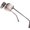 imageThe Fresh Minimalist Small Rectangular Sunglasses Clear Eyewear Spring Hinge  Gift Box Package 202Copper Gradient Brown 51