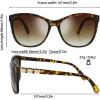imageThe Fresh Womens Oversized Square Jackie O Cat Eye Hybrid Butterfly Fashion Sunglasses  Exquisite Packaging718803leopard PrintGold