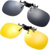 2-piece(polarized Grey & Night Driving Glasses)