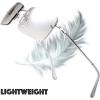 image:imageThe Fresh Minimalist Small Rectangular Sunglasses Clear Eyewear Spring Hinge  Gift Box Package 307Silver Clear 57