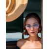 image:imageThe Fresh Classic Metal Frame Oceanic Color Lens Aviator Sunglasses Gift Box1silver