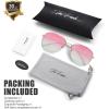 image:imageThe Fresh Classic Metal Frame Oceanic Color Lens Aviator Sunglasses Gift Box4gold
