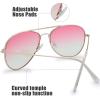 image:imageThe Fresh Classic Metal Frame Oceanic Color Lens Aviator Sunglasses Gift Box4gold