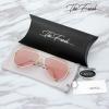 image:imageThe Fresh Metal Crossbar Fashion Color Tinted Flat Lens Stylish Sunglasses with Gift Box