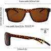 image:imagePolarized Rectangular Rubber Sunglasses for Driving Fishing Vintage Sun Glasses For Men Women  Exquisite Packaging
