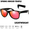 image:imageThe Fresh Classic Shaped Horn Rimmed Sunglasses Spring Temple for Men Women