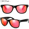 image:imageThe Fresh Classic Shaped Horn Rimmed Sunglasses Spring Temple for Men Women