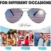 image:imageUSA America American Flag Aviator Sunglasses  Exquisite Packaging Gift for 4th of July